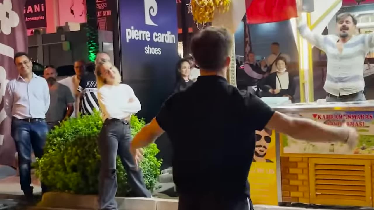 Turkish Icecream shop viral dance