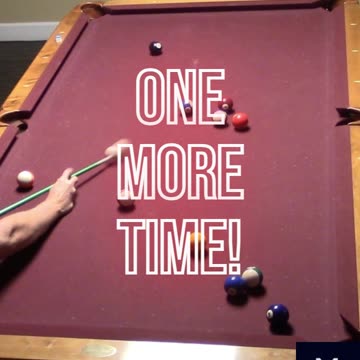 2 RAIL BANK SHOT BACK TO THE SIDE POCKET!