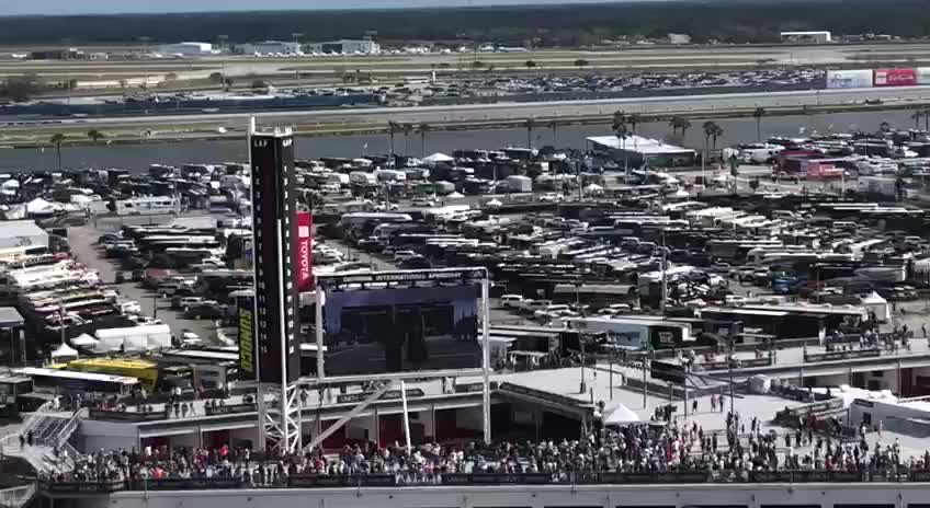 Donald Trump at the great American race