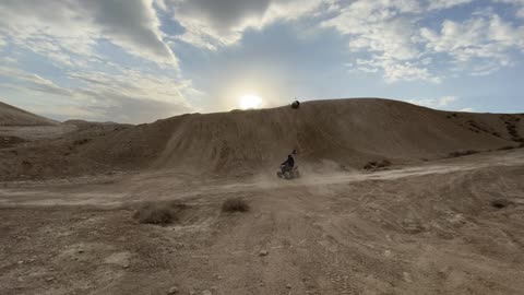 Quad Biking In The Desert | Dead Sea desert