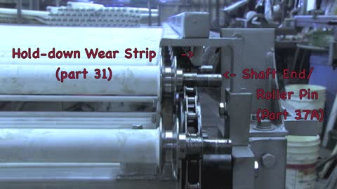 Adjusting Hold Down Wear Strips