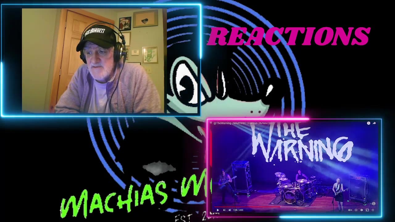 The Warning _ MARTIRIO _ Cancún 26_nov_2023 REACTION #thewarningrockband #thewarning