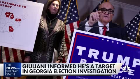 Rudy Giuliani informed he's a target in Georgia election investigation