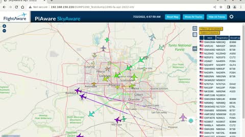 July 20th - 21st 2022 Air Time Lapse