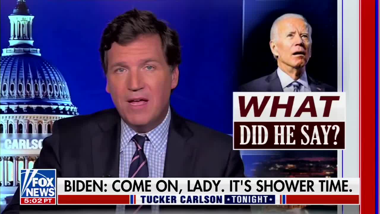 Tucker on Joe Biden’s “She was 12, I was 30” comment.