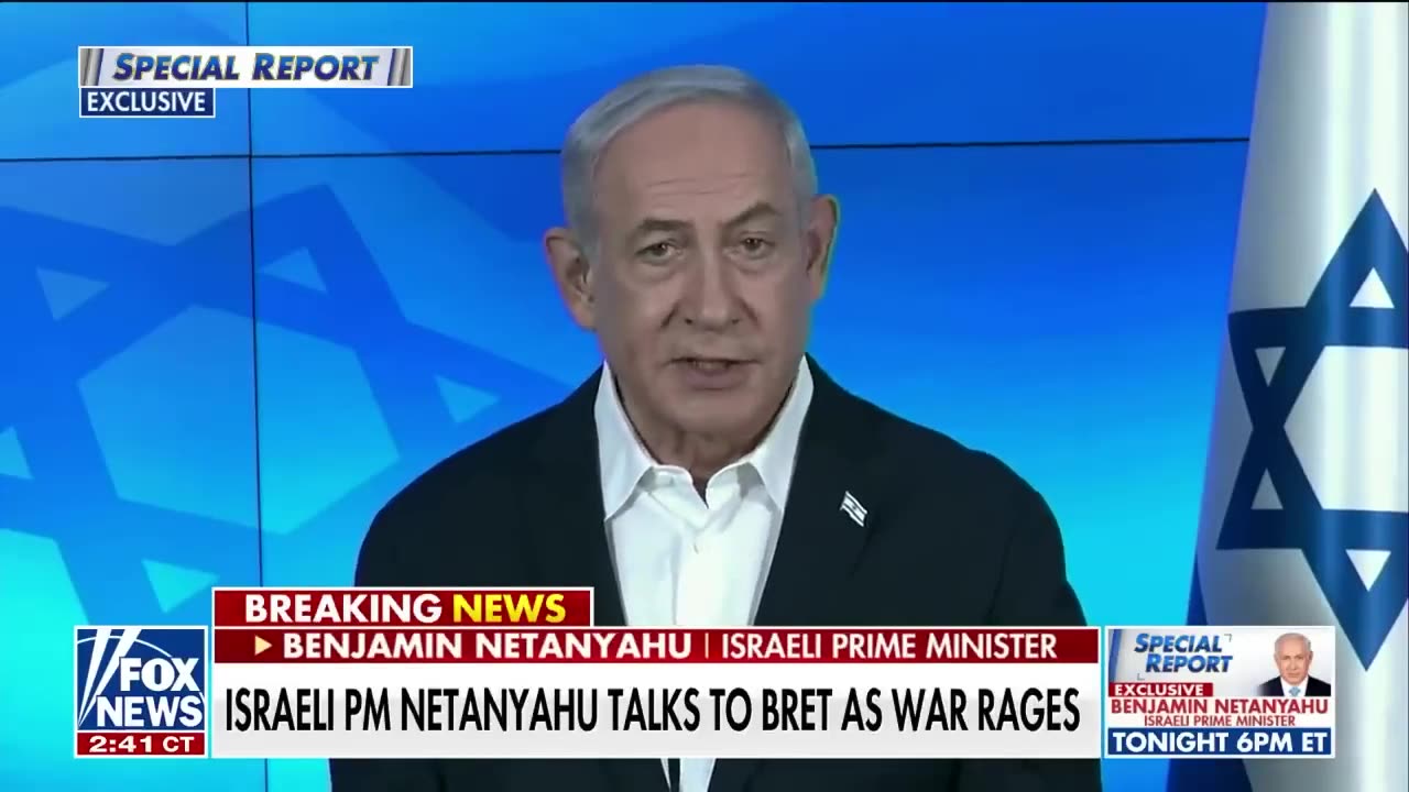 Netanyahu comments on a statement made by United States Representative Rashida Tlaib,