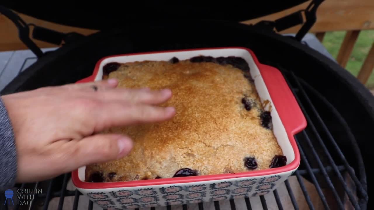 BOURBON BLUEBERRY COBBLER