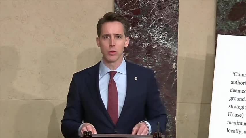 Hawley TEARS INTO Biden For Not Holding Anyone Accountable For The Failed Afghanistan Withdrawal