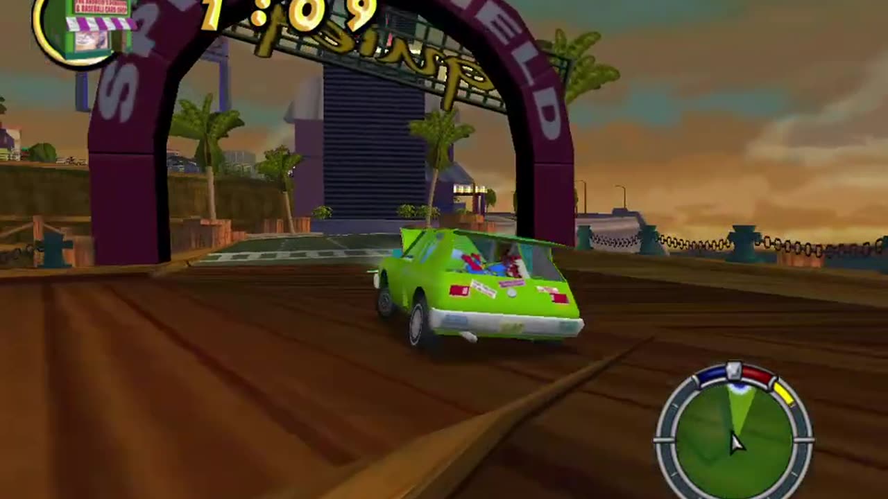 Nerd queen race |Simpsons hit and run|