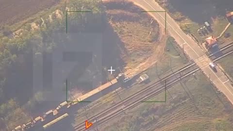 Strikes of 300-mm Tornado-S shells on AFU railroads