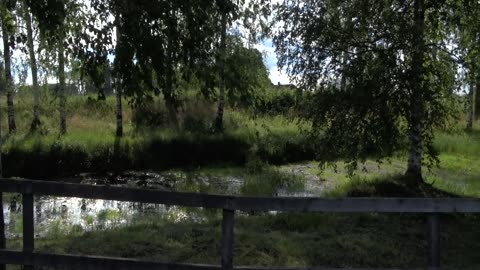 Hanna läser Psalm 23 i Kullkyrkan i Mosås socken 10 Juli 2019