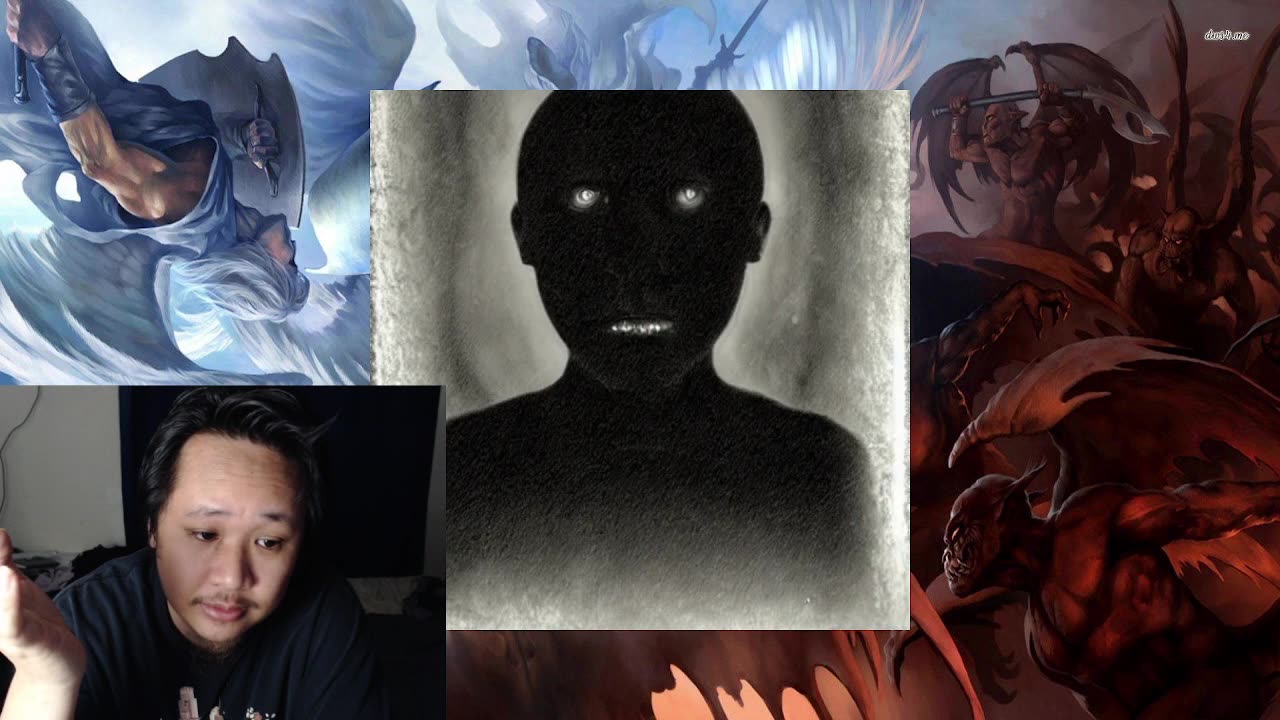 talking about what the aliens/angels and demons look like and my exp