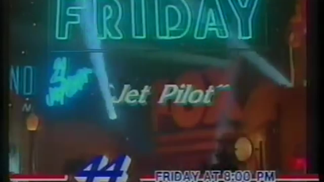 June 29, 1989 - Fox 44 Evansville Promo for John Wayne in 'Jet Pilot'