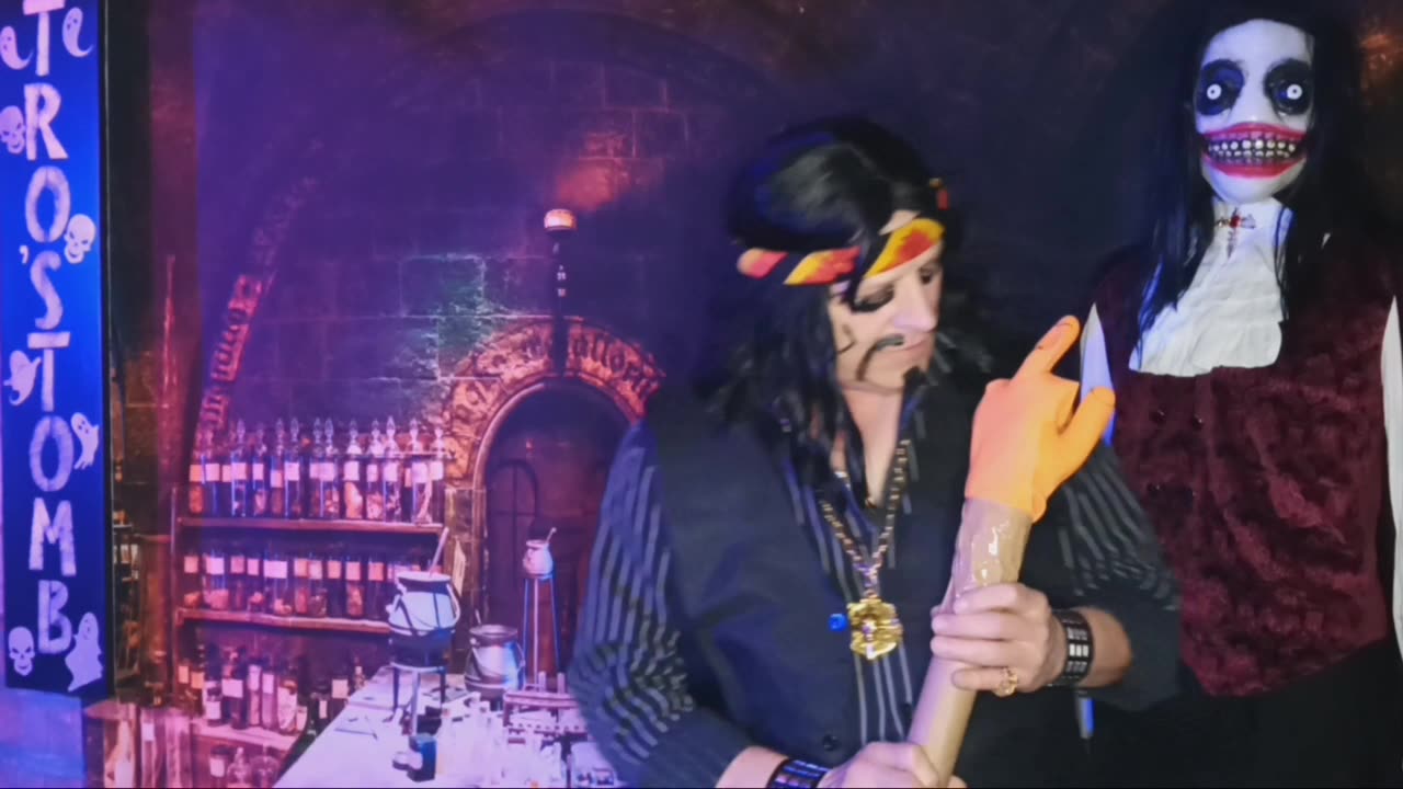 Skit from the Tingler T-RO's TOMB Movie Mausoleum)