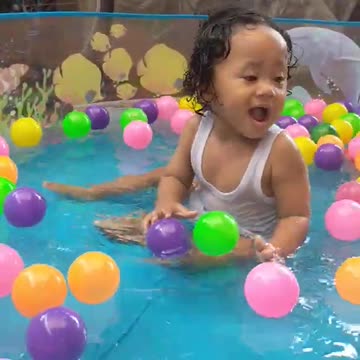 SWIMMING WITH PLAY BABY 🧚💝