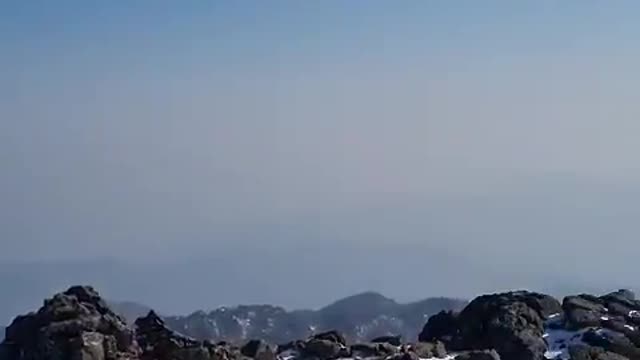 Jirisan summit scenery