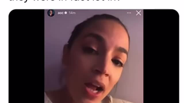 Revelation from AOC regarding Jan 6th