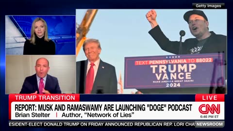 Brian Stelter Frets About 'Democratic Backsliding' If Elon Musk Purchases MSNBC