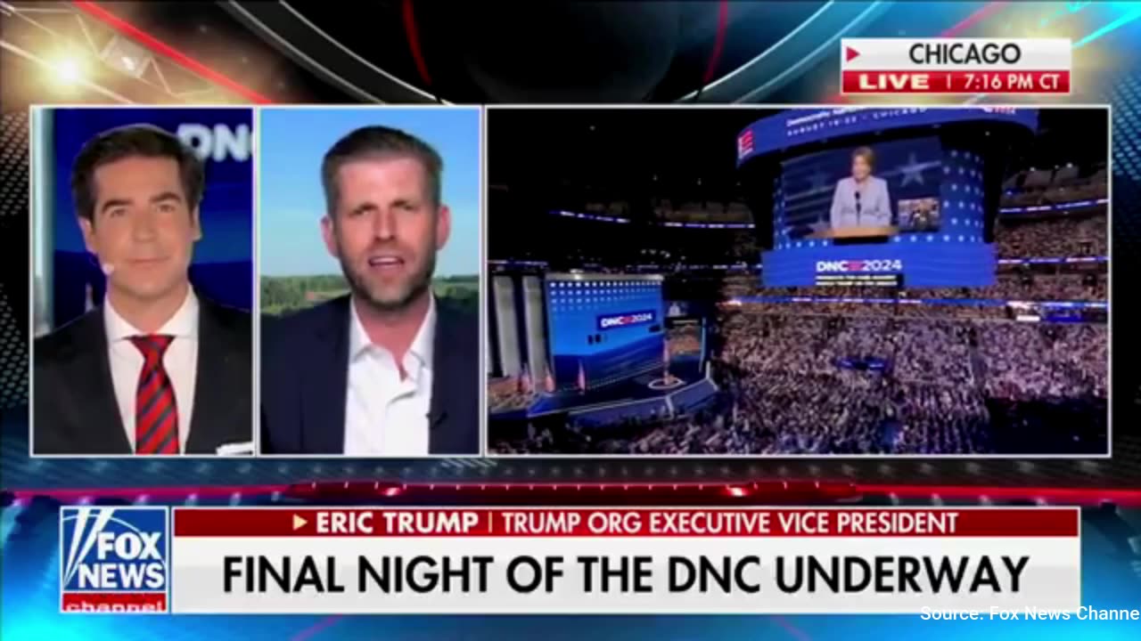 “What the Media is Doing is Disgusting”: Eric Trump Torches Woke Media, Kamala Harris [WATCH]