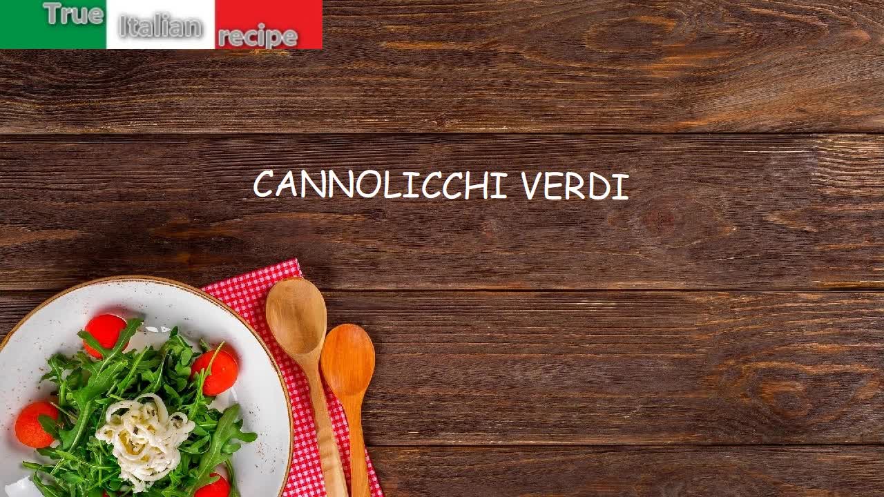 ENG - Cannolicchi verdi