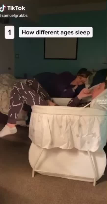 How different ages sleep