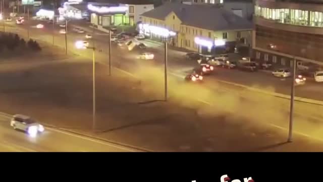 Funny Accident, Rough Ride, Russian Driver