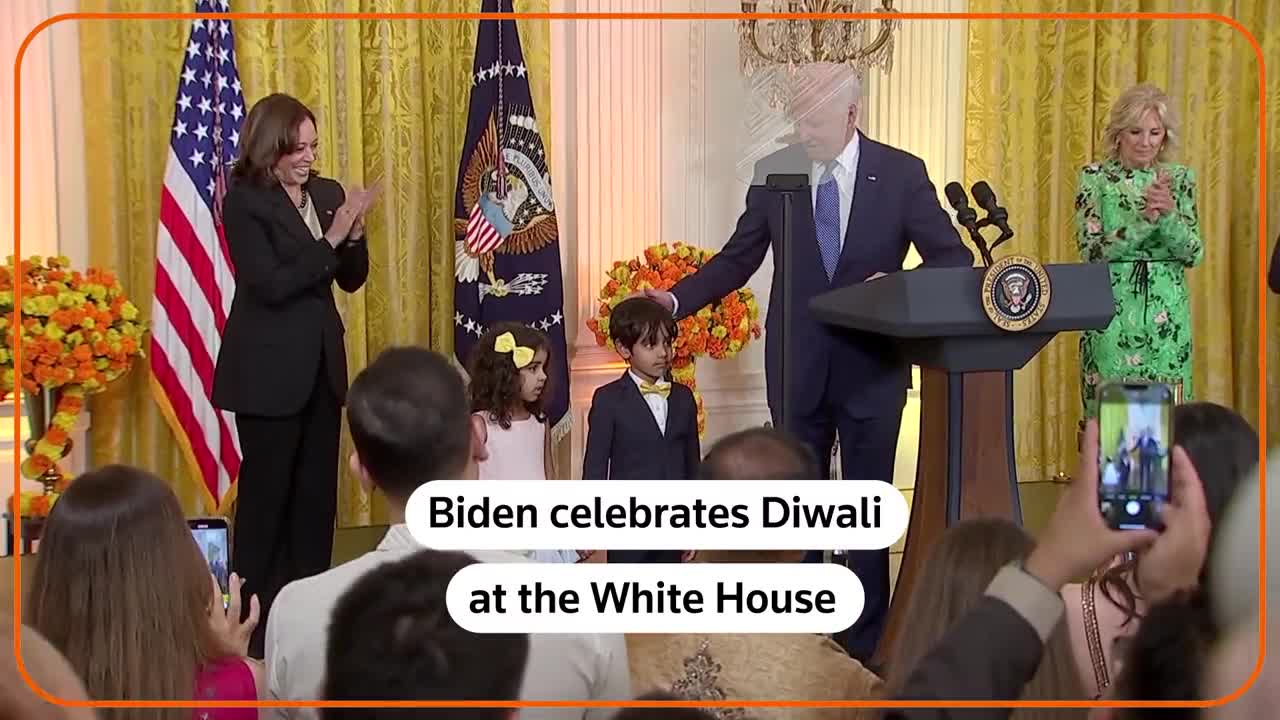 Joe Biden celebrates Diwali, (Hindu festival) at the White House