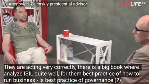 Just like ISIS, Zelensky's advisor, O Arestovich, explains why the Nazi brigades engage in acts of obscene brutality