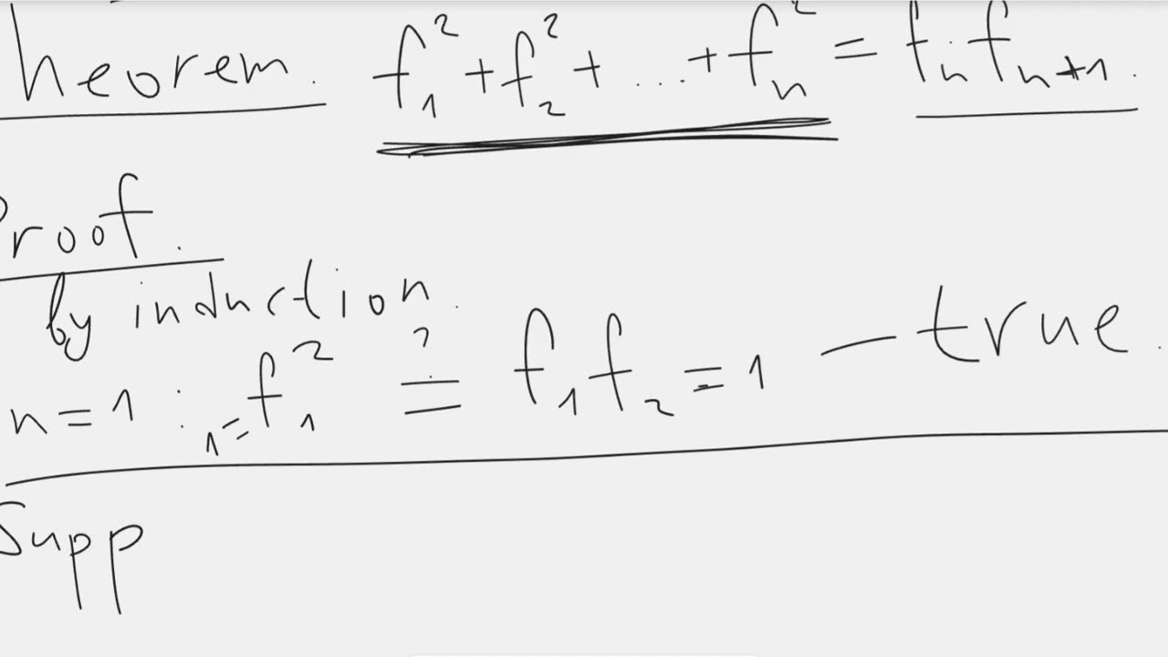 The sum of the squares of the first n Fibonacci numbers