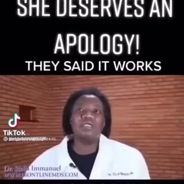 This lady does deserve a apology!