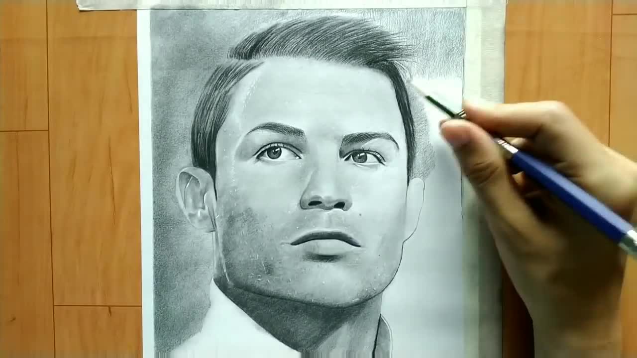Cristiano Ronaldo ⚽ Pencil sketch