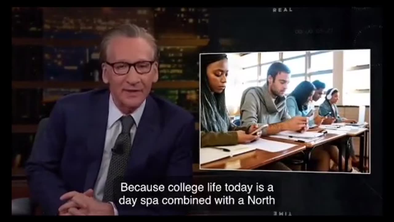 Bill Maher roasting colleges after pro hamas rallies..... WOW