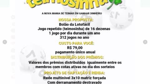 A Teimosinha🍀 CHEGOU !!!🍀 - A Nova Mania de Teimar em GANHAR Dinheiro