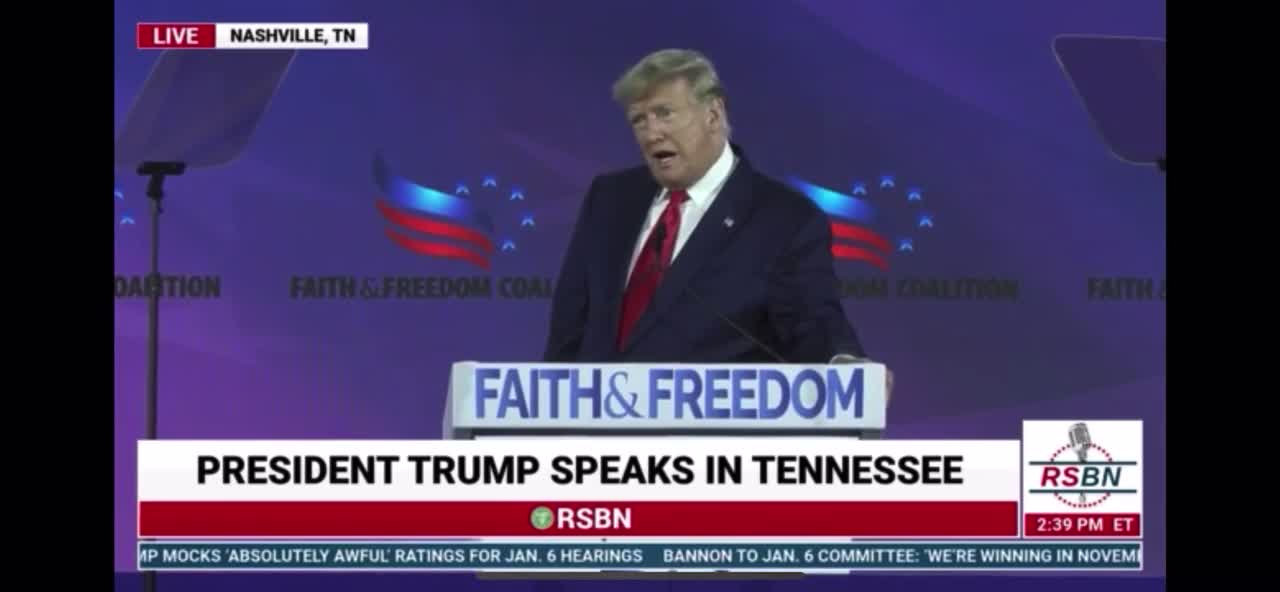 President Trump - America and her founding are righteous and moral