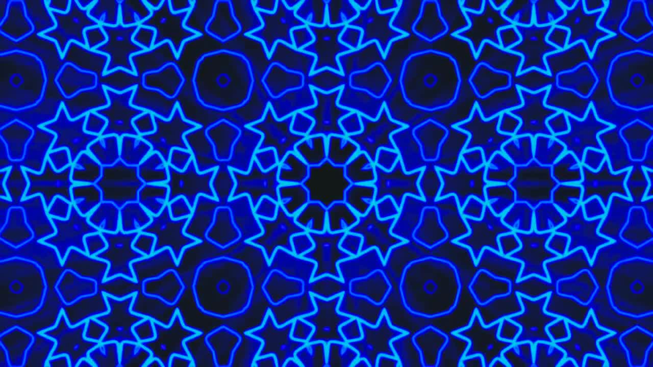 15 min stress relief calming Kaleidoscope fractal music video