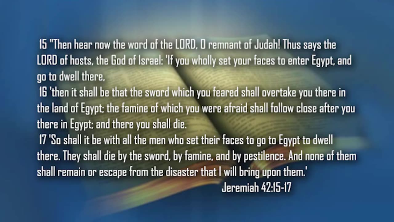 Jeremiah 42:1-22, October 23, 2024, I Will Keep Nothing Back From You