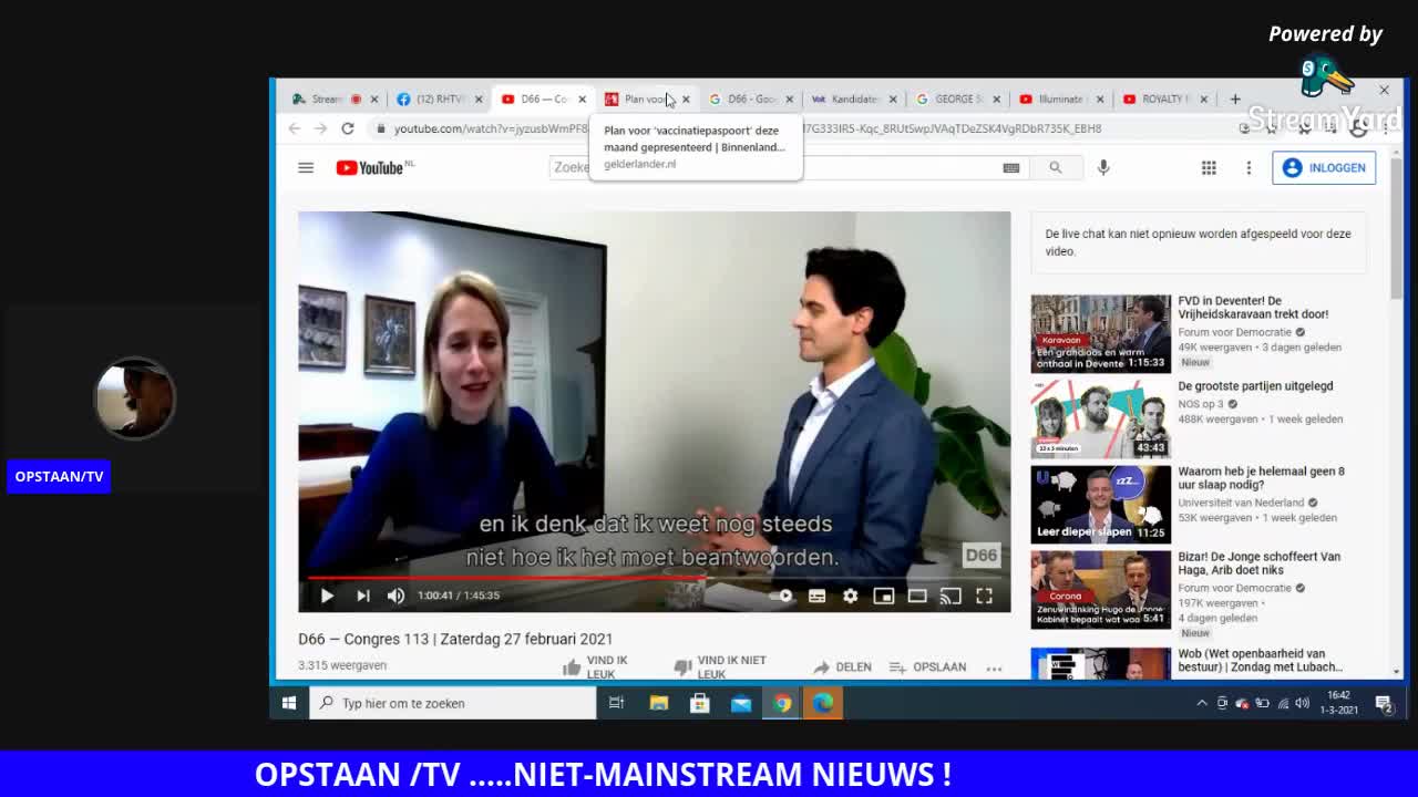 OPSTAAN/TV 01-03-2021