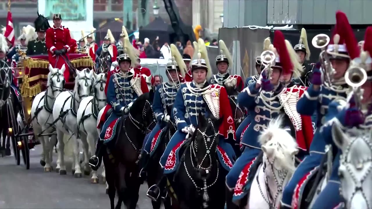 Danish Queen Margrethe takes final ride as monarch