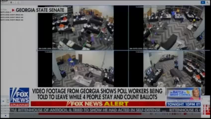 Election 2020 Fraud Evidence: Ballots From Under The Table - Video From GA Hearing