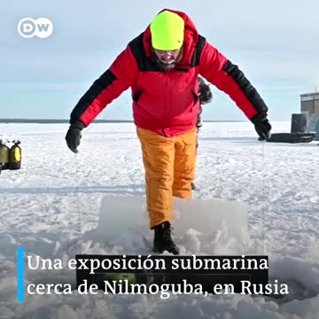 Exposición de arte a treinta grados bajo cero [Video]