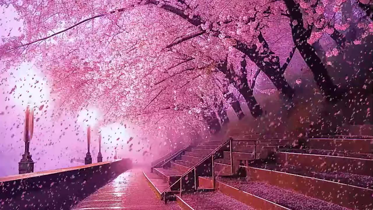 Be sure to share to like you want to ask you to go to a rain of cherry blossoms the smell of spring!