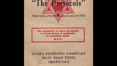 The protocols of the meetings of the learned elders of Zion