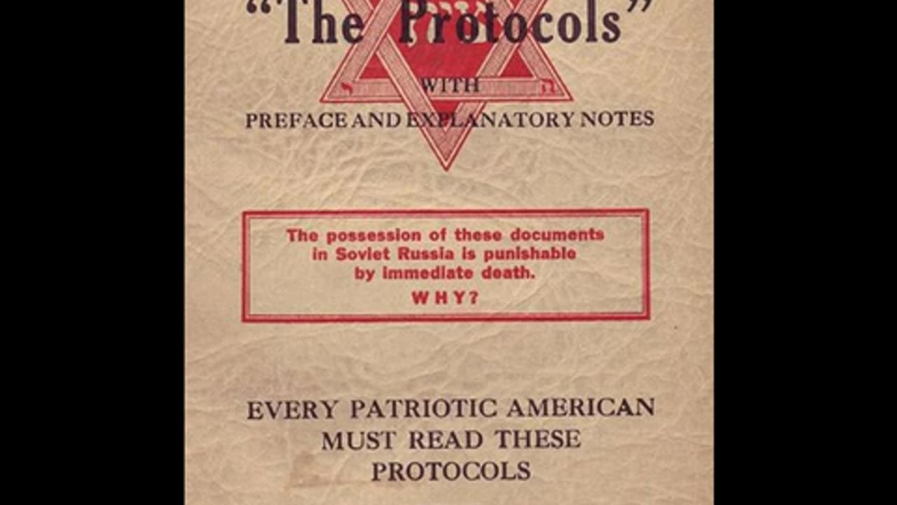 The protocols of the meetings of the learned elders of Zion