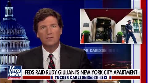 Giuliani Speaks To Tucker Carlson After FBI Raid