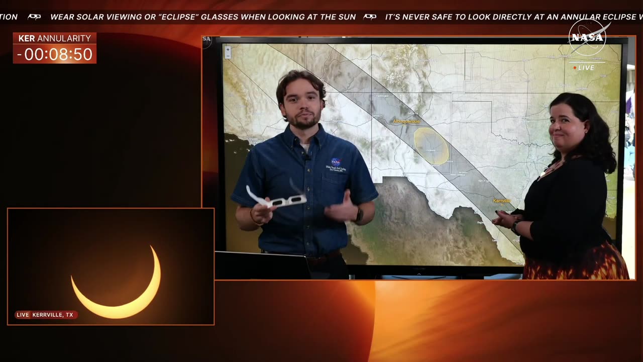 The Ring of Fire: 2023 Annular Solar Eclipse (Official NASA Broadcast)