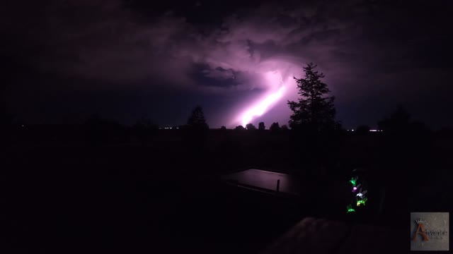 Epic Thunder and Lightning Storm in Sacramento 2020