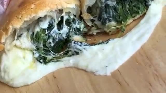 Homemade Spinach Stromboli !