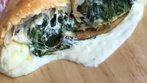 Homemade Spinach Stromboli !