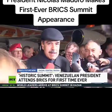 HISTORIC MOMENT-VENEZUELAN PRESIDENT ATTEND BRICS FIRST TIME EVER.