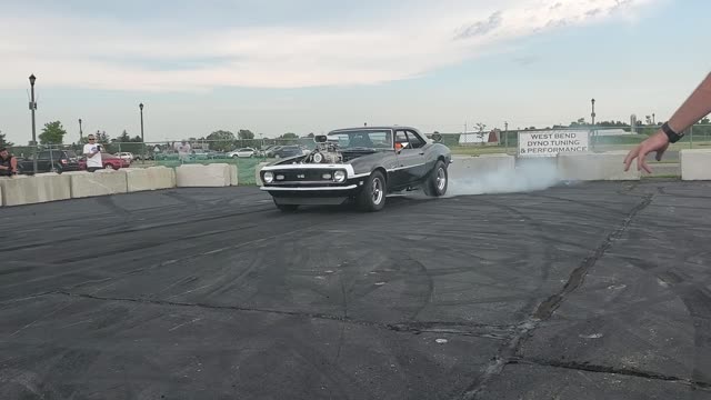 Burnout From a 1968 Camaro SS When MotorMania Took Over The Washington County Fairgrounds